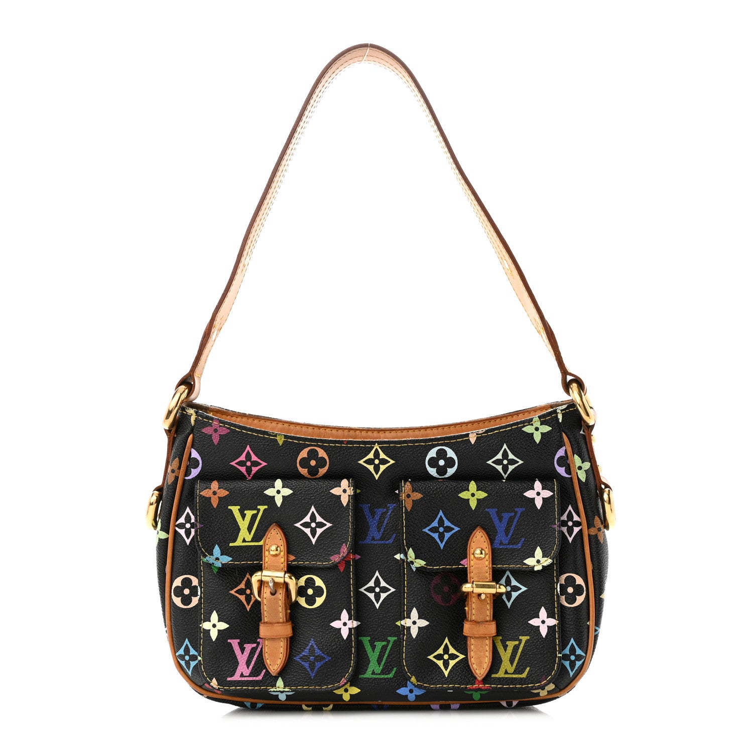 Louis Vuitton Monogram Multicolor Lodge PM Black 1 of 10