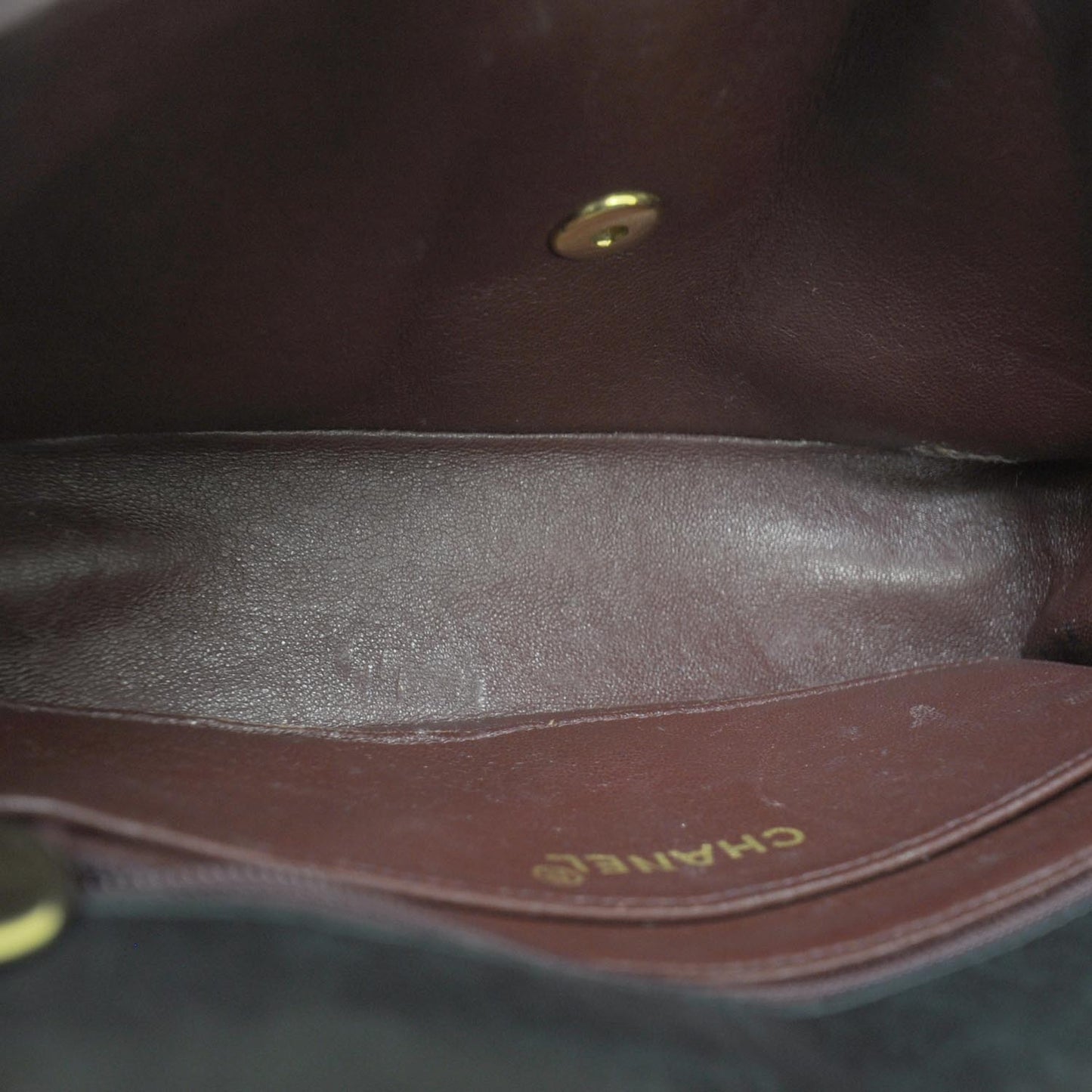 Lambskin Quilted Small Flap Black GHW