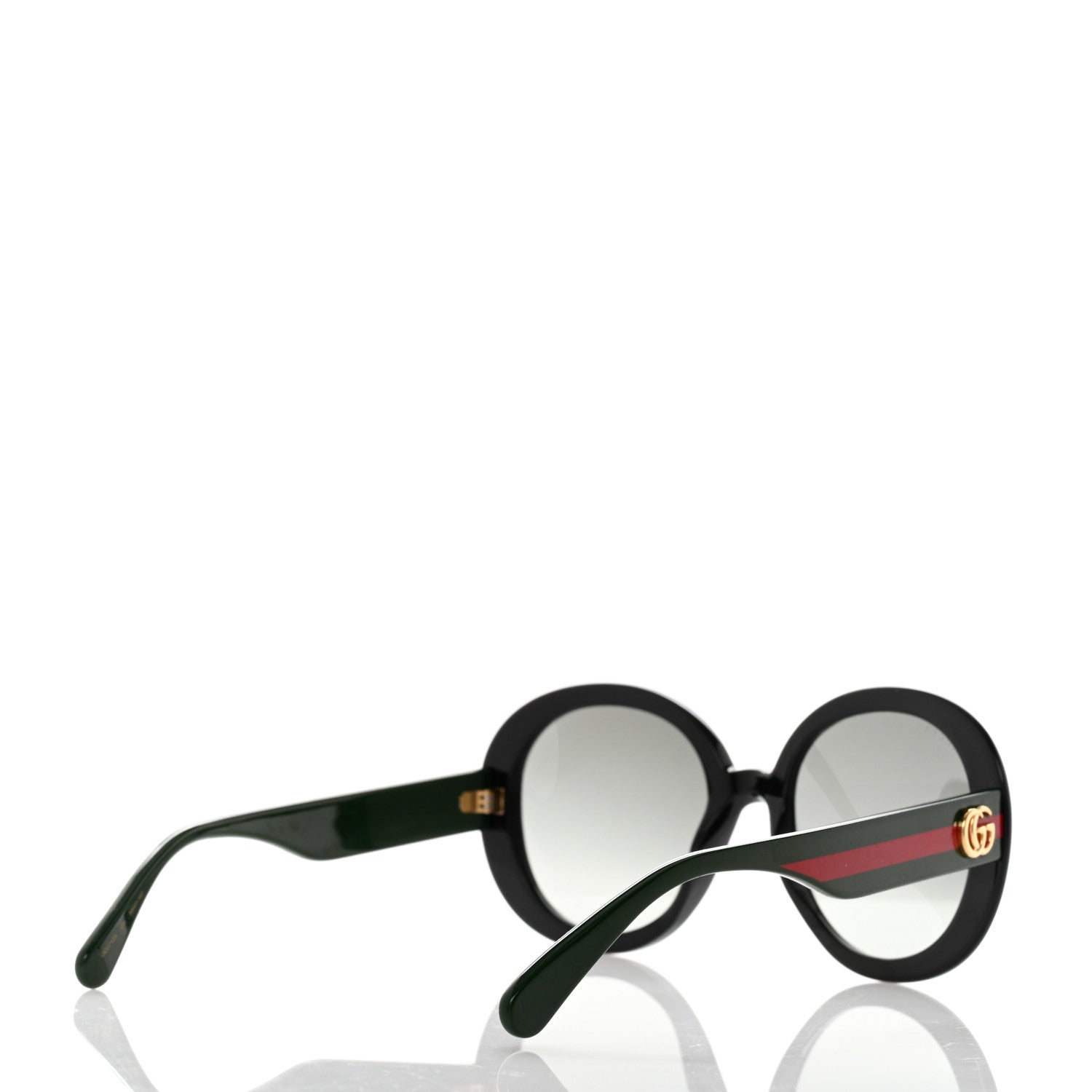 Gucci Round Eye GG Web Sunglasses GG0712S Black 4 of 8