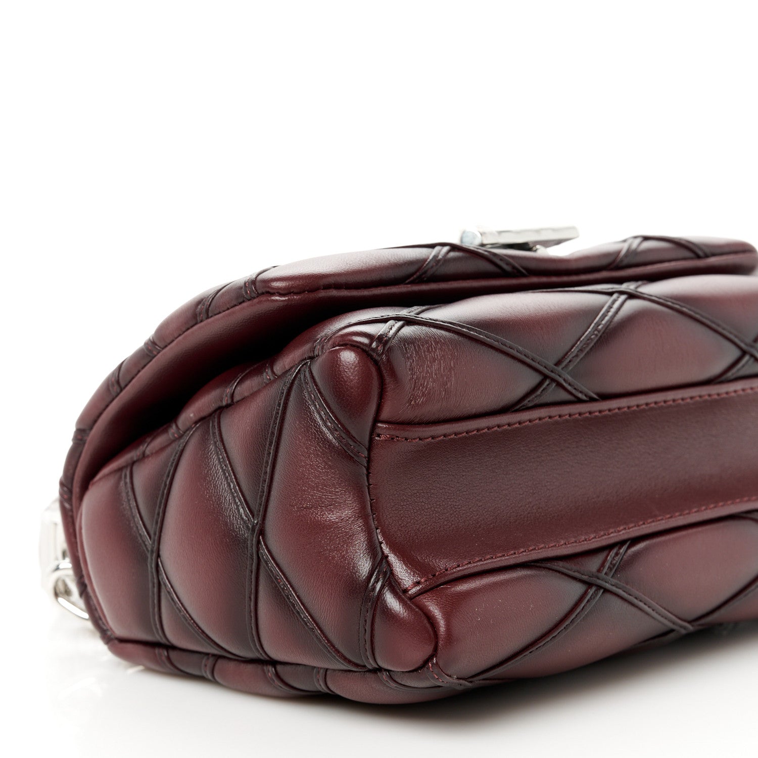 Louis Vuitton Lambskin Malletage GO-14 PM NM Bordeaux 10 of 12