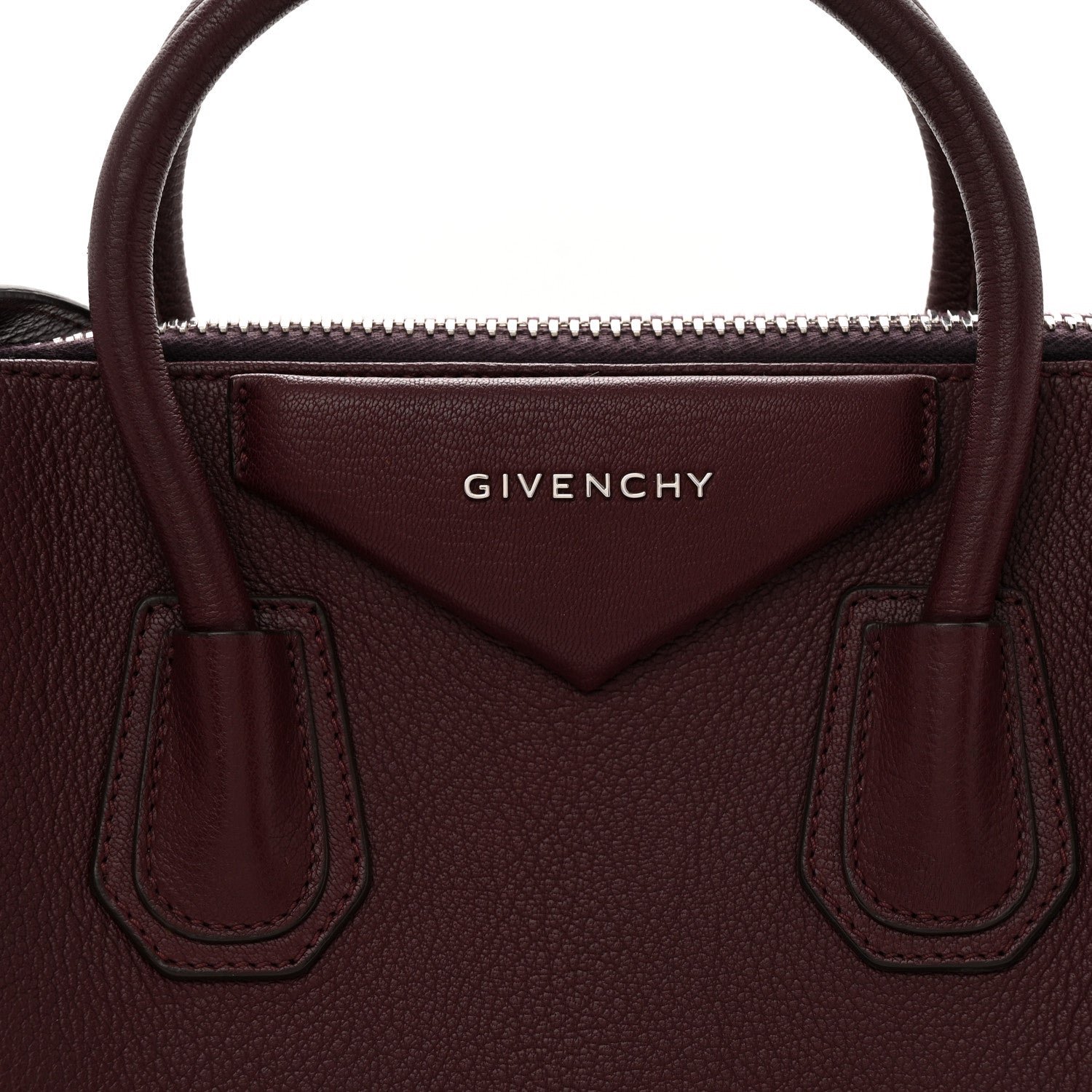 Givenchy Sugar Goatskin Small Antigona Burgundy 8 of 10