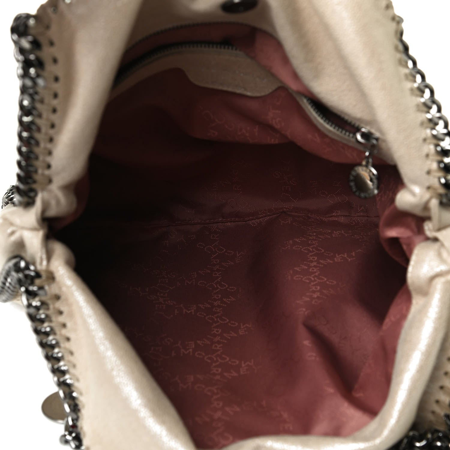 Stella McCartney Shaggy Deer Small Falabella Tote Taupe 5 of 13