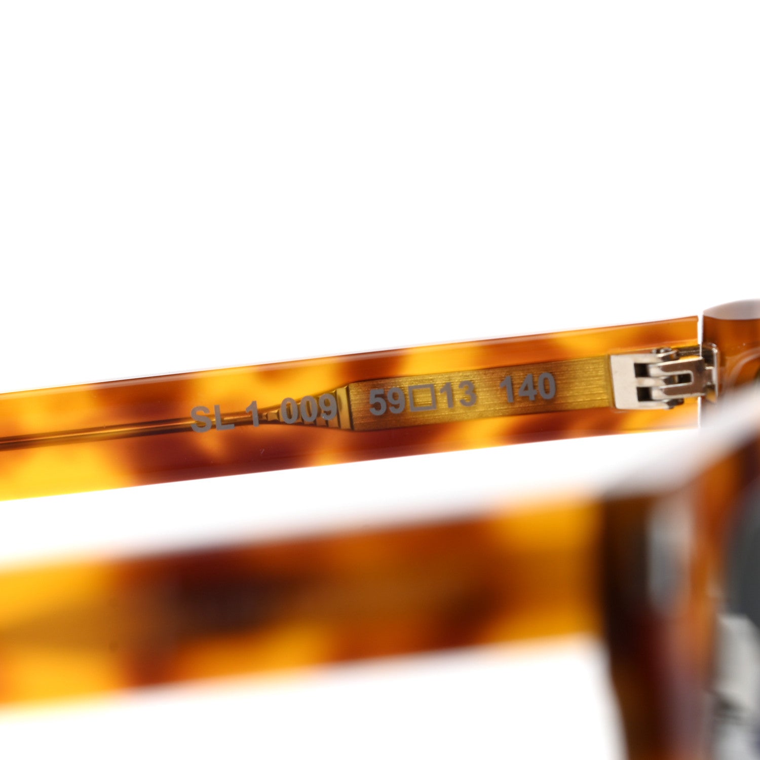 Saint Laurent Acetate Flat Top SL1 Sunglasses Tortoise 7 of 8