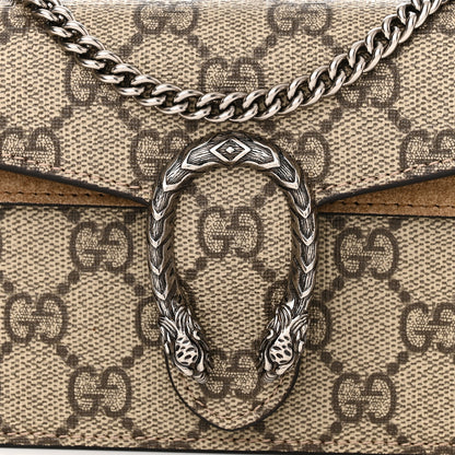 Gucci GG Supreme Monogram Super Mini Dionysus Shoulder Bag Taupe 7 of 13
