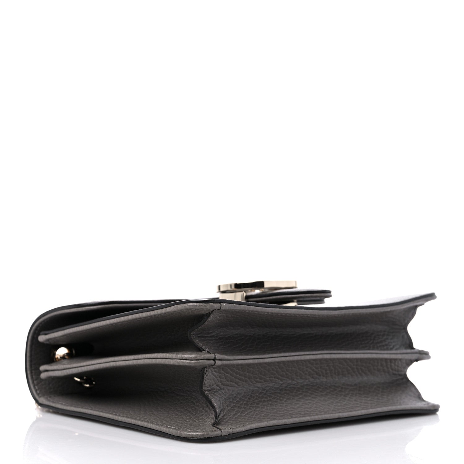 Gucci Dollar Calfskin Small Interlocking G Shoulder Bag Loess 4 of 10