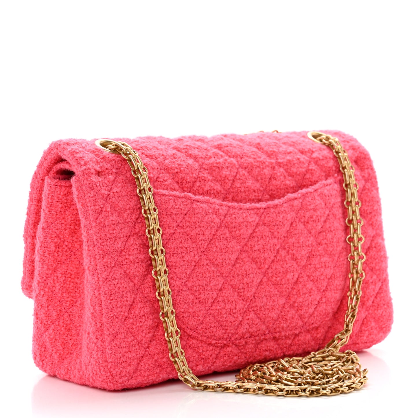 Wool Tweed Quilted 2.55 Reissue 225 Flap Pink