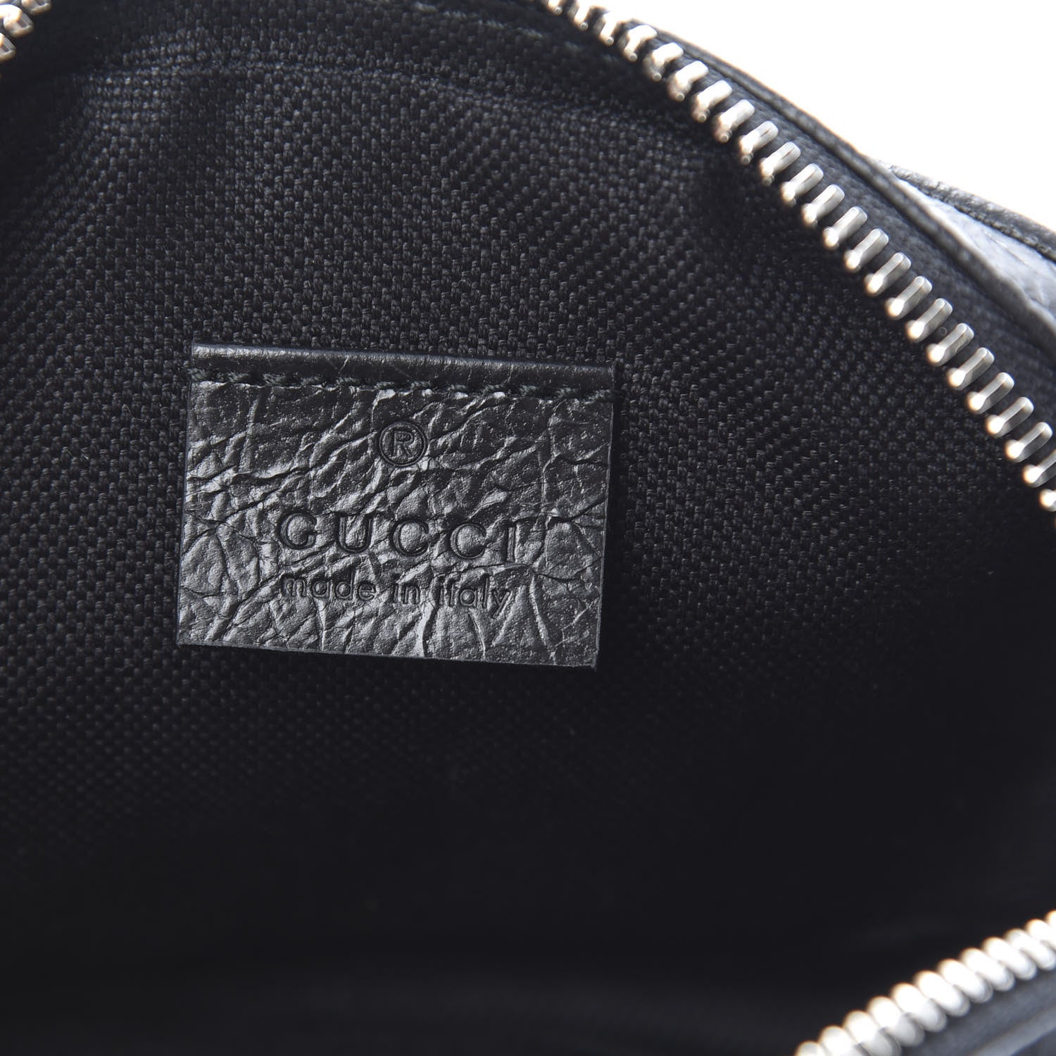 Gucci Fluffy Calfskin Mini Morpheus Belt Bag 80 32 Black 6 of 11