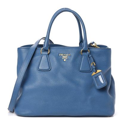 Prada Vitello Daino Tote Cobalto 1 of 11