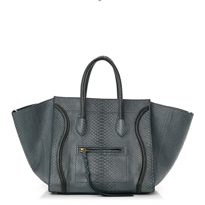 Celine Snakeskin Medium Phantom Luggage Grey 1 of 22