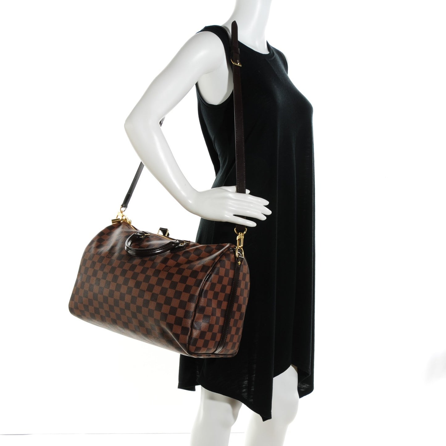 Damier Ebene Speedy Bandouliere 35