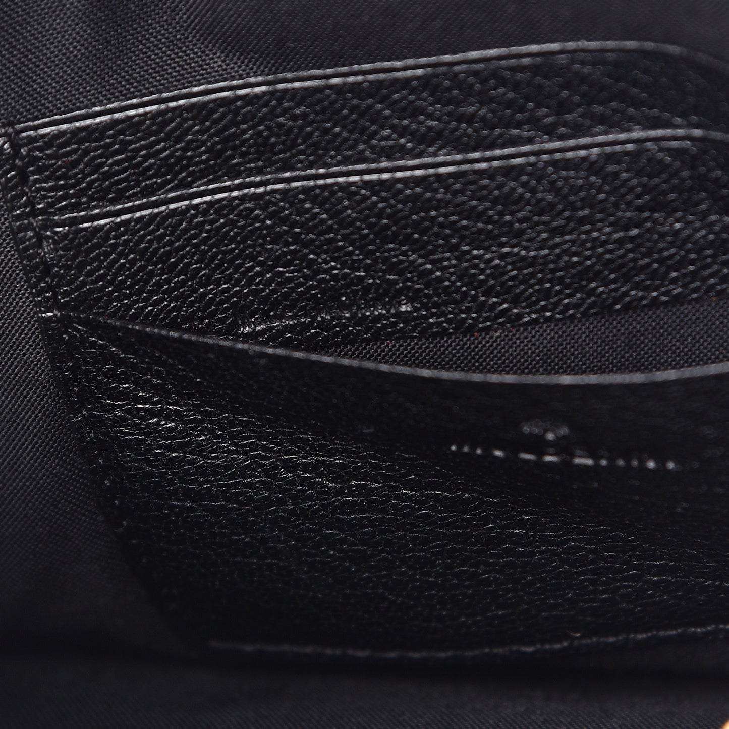 Glossy Goatskin Tree Pouch Black