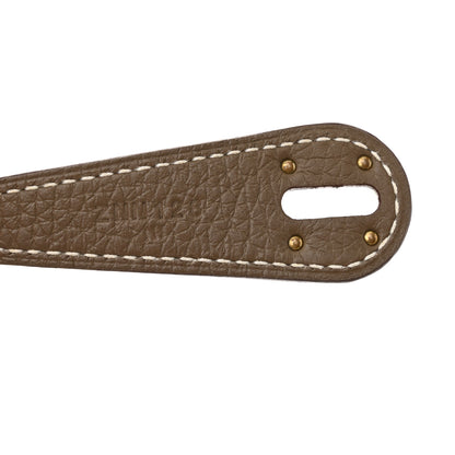 Hermes Taurillon Clemence Lindy 26 Etoupe 8 of 10