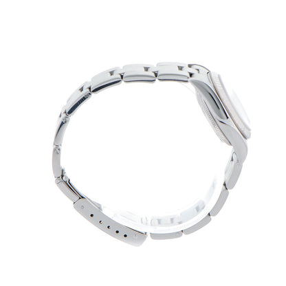 Rolex Stainless Steel 18K White Gold 24mm Oyster Perpetual Watch Pink 76094 5 of 8