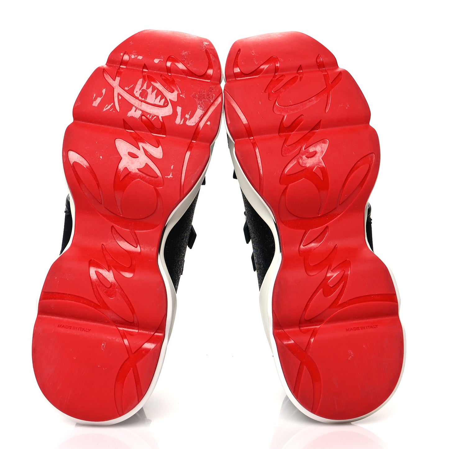 Glitter Donna Red Runner Flat Sneaker 39 Black