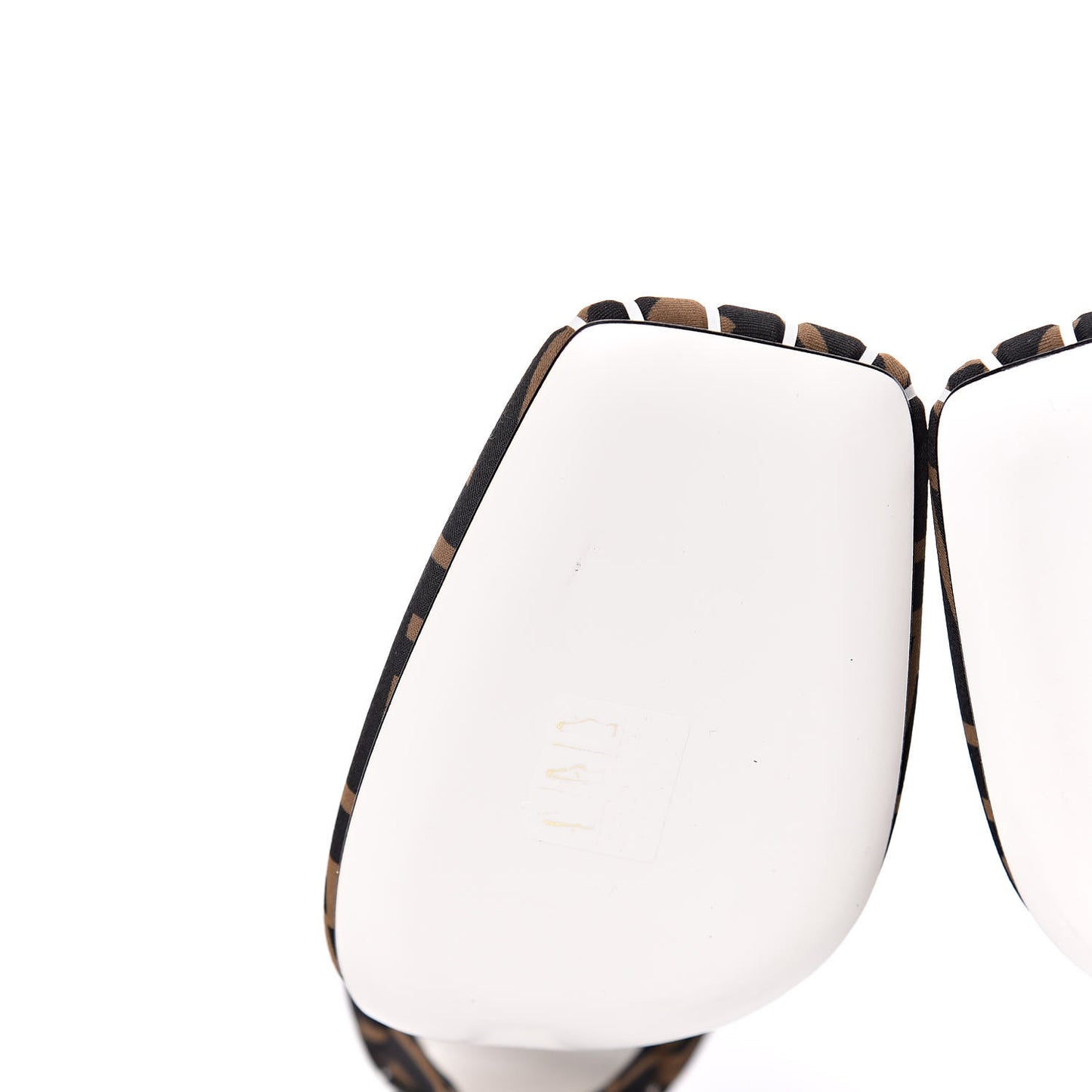 Lycra Film FF FFreedom Decollete Pumps 36.5 Tobacco Moro White