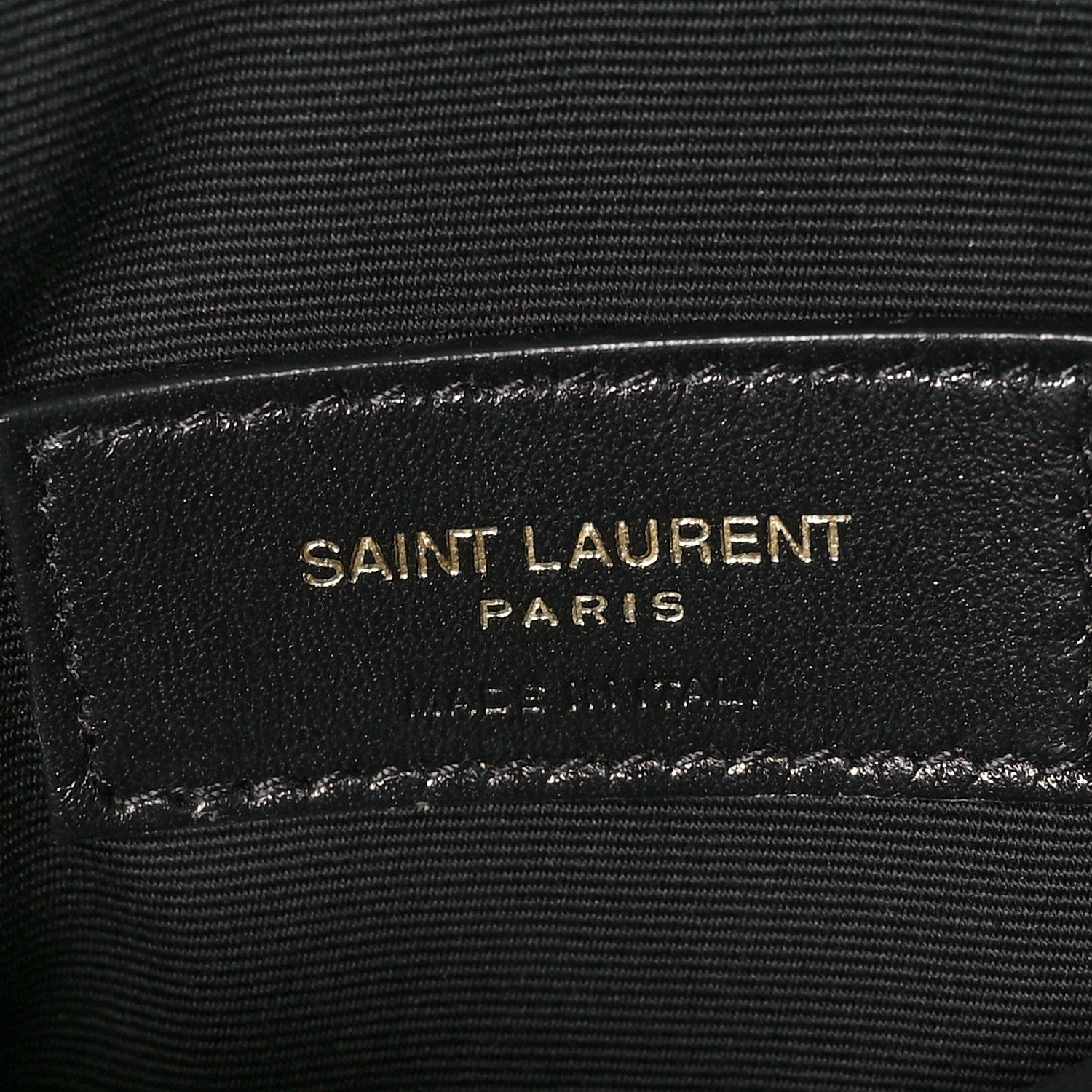 Saint Laurent Canvas Uptown Pouch Black White 6 of 8
