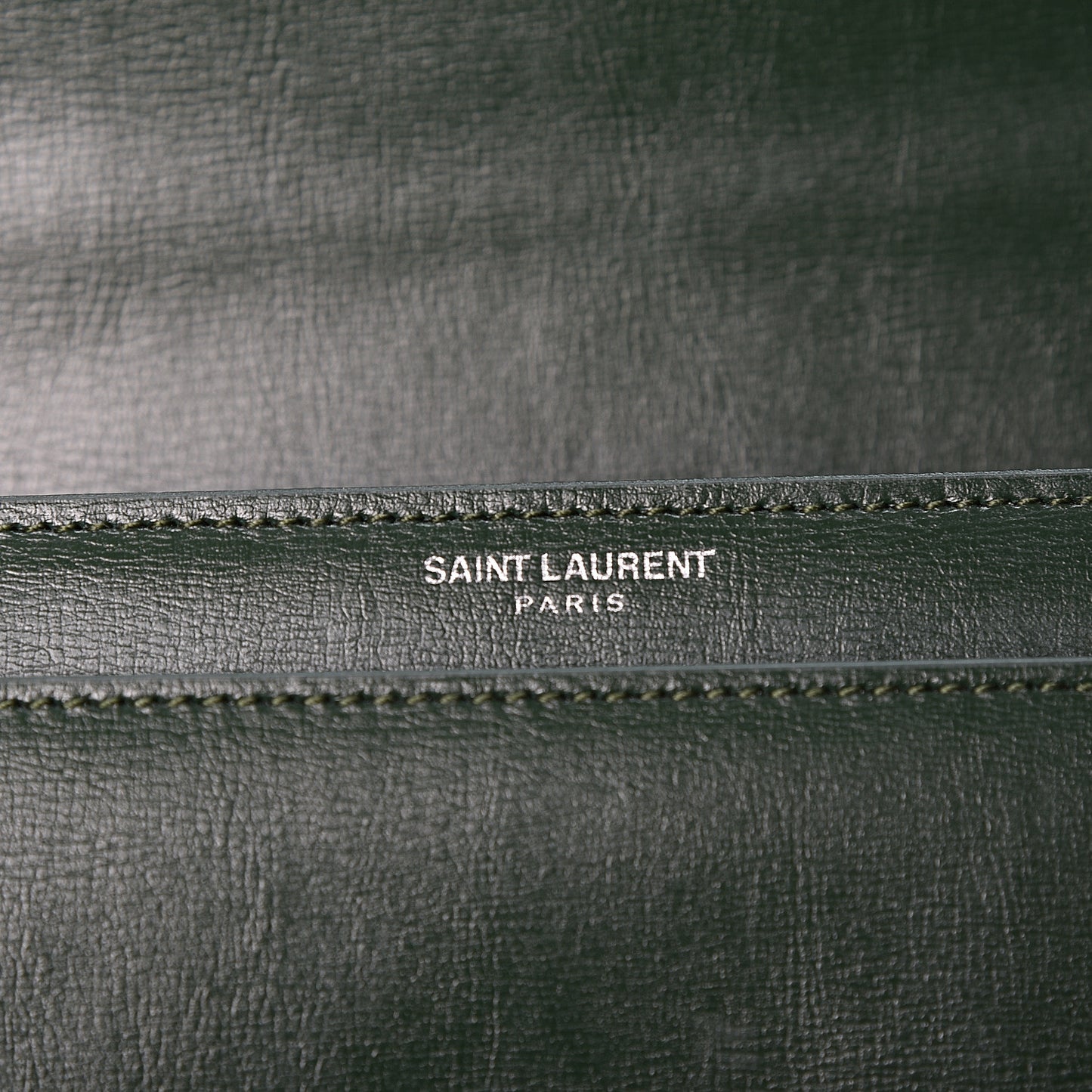 Calfskin Medium Monogram Sunset Dark Green