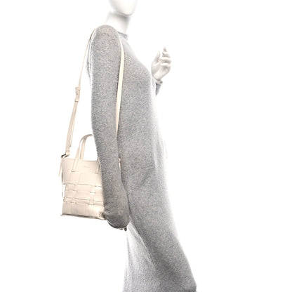 3.1 Phillip Lim Smooth Calfskin Odita Mini Modern Lattice Bucket Bag Off White 2 of 11