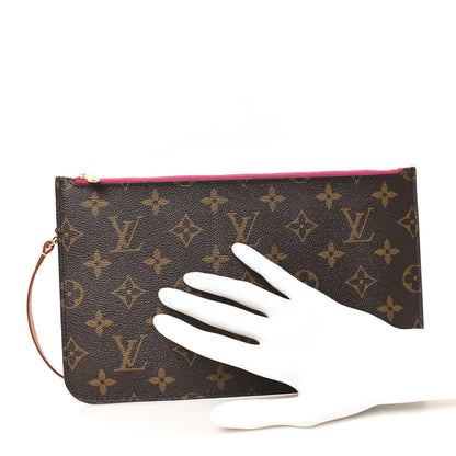 Louis Vuitton Monogram Neverfull MM GM Pochette Pivoine 2 of 6