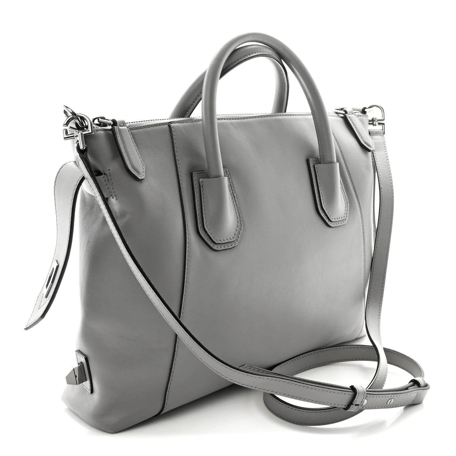 Givenchy Calfskin Small Soft Antigona Pearl Grey 3 of 9