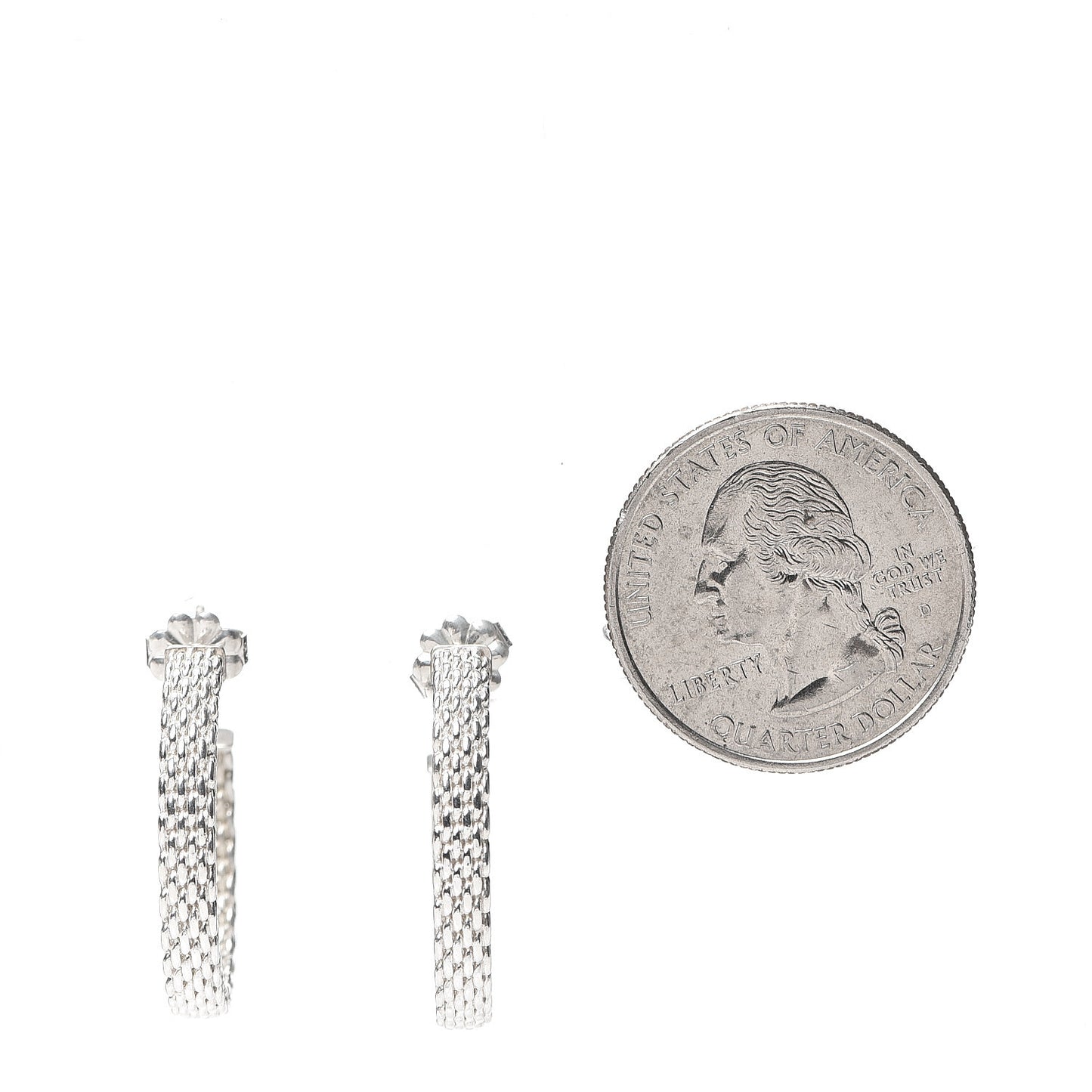 Sterling Silver Narrow Somerset Hoop Earrings