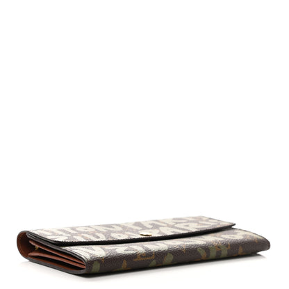 Louis Vuitton Monogram Graffiti Porte-Monnaie Wallet Kaki 4 of 6