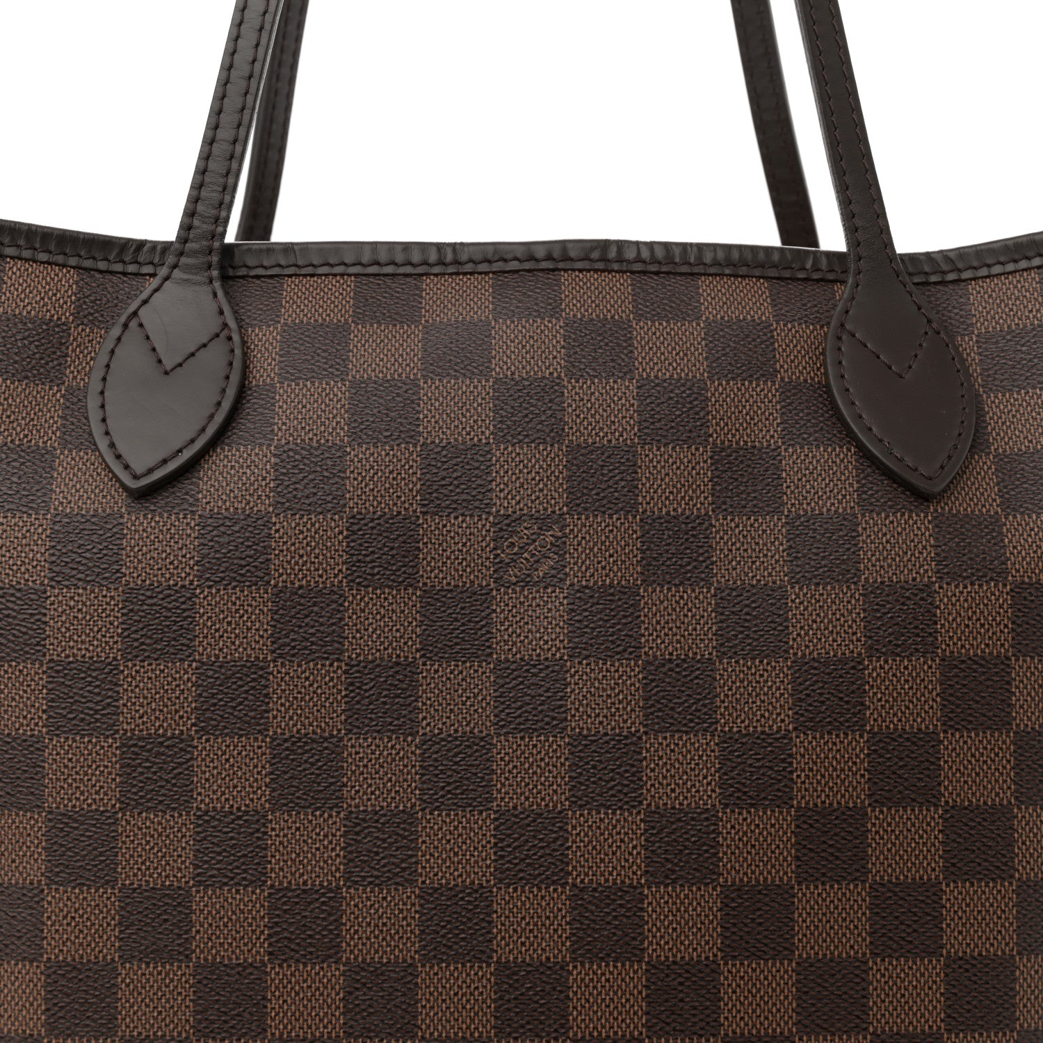 Louis Vuitton Damier Ebene Neo Neverfull MM Rose Ballerine 7 of 13