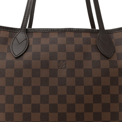 Louis Vuitton Damier Ebene Neo Neverfull MM Rose Ballerine 7 of 13