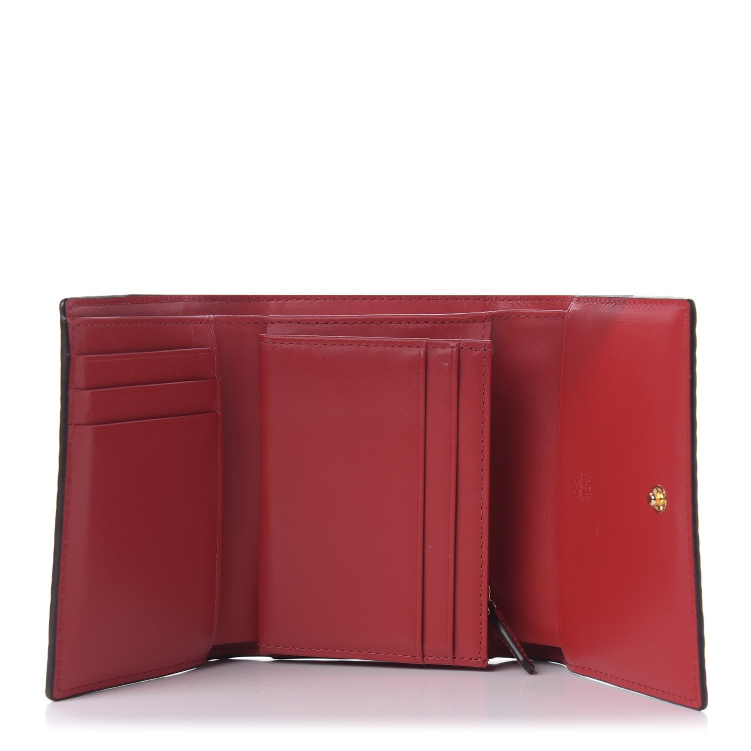 MCM Visetos Trifold Wallet Cognac 5 of 8