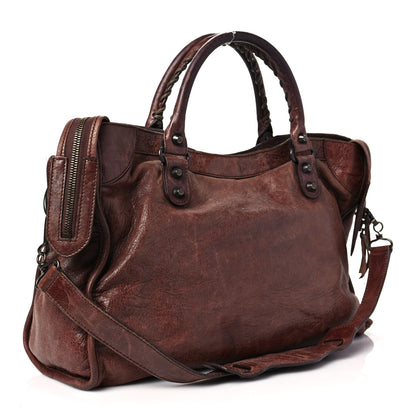 Balenciaga Agneau Classic Hardware City Castagna 3 of 8