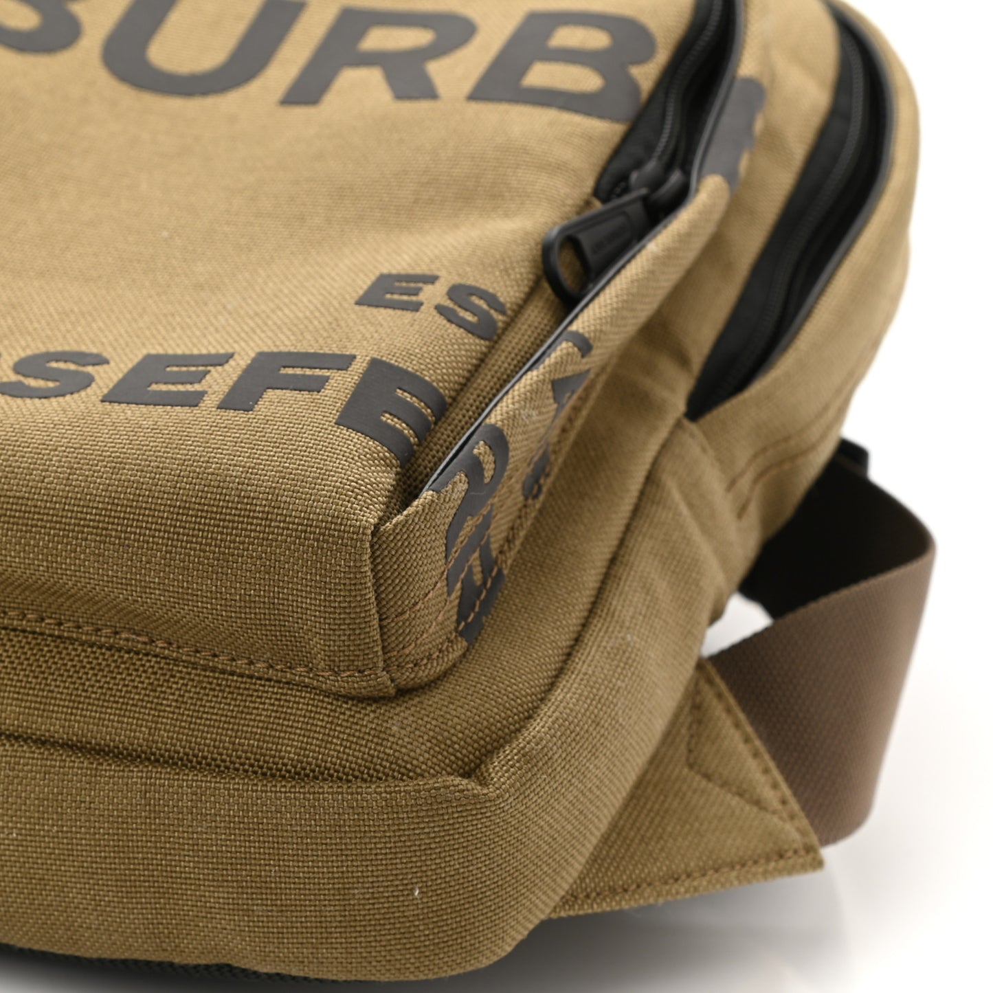 Canvas Paddy Horseferry Logo Belt Bag Moss Green