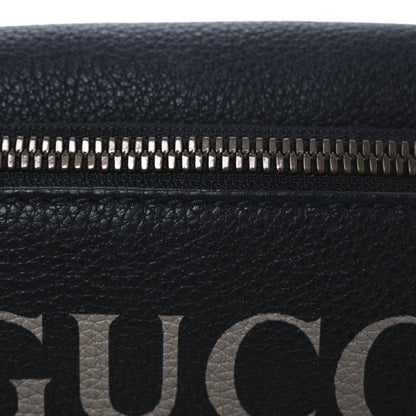 Gucci Grained Calfskin Small Logo Belt Bag Black 11 of 11