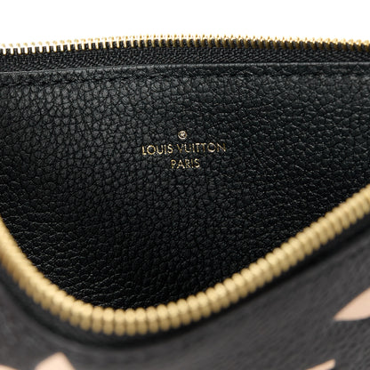 Louis Vuitton Empreinte Monogram Giant Felicie Pochette Black Beige 9 of 12