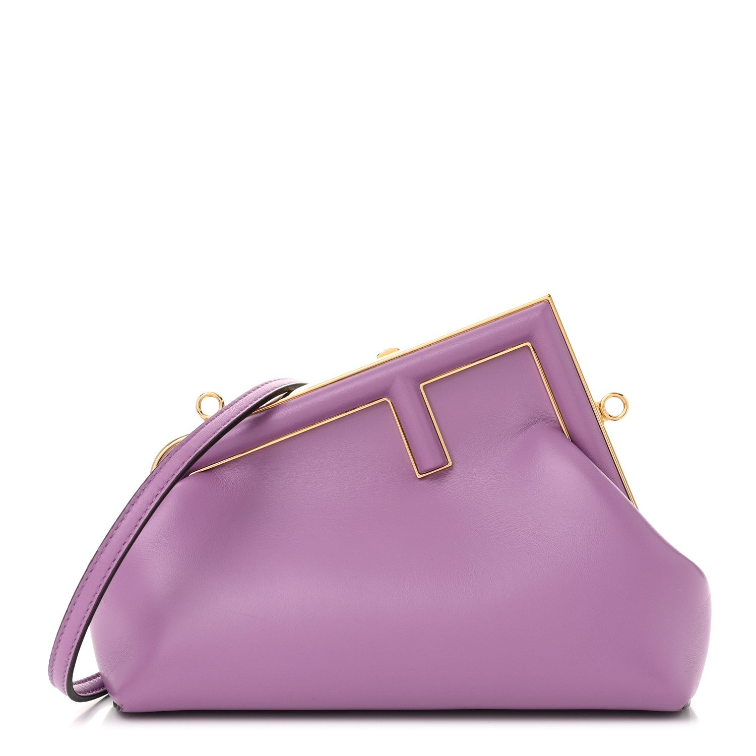 Fendi Shiny Nappa Small Fendi First Agapanto 1 of 10