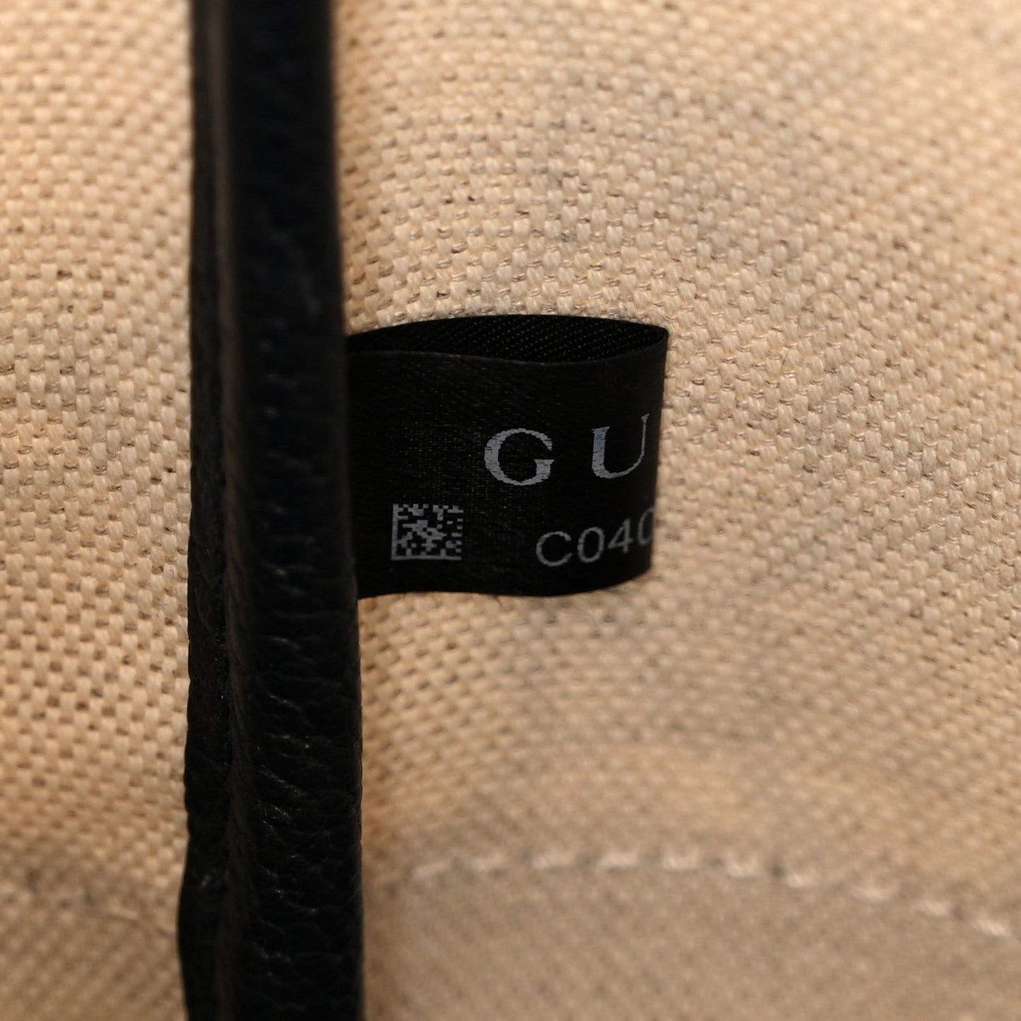 GG Supreme Monogram Textured Dollar Calfskin Web Small Ophidia Tote Beige Blue