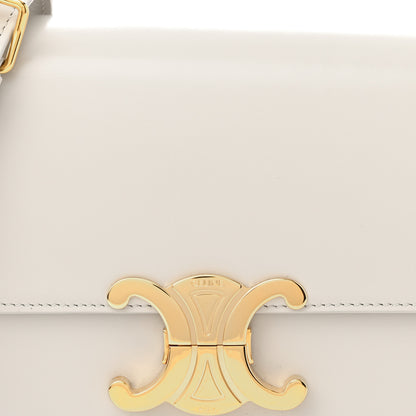 Celine Shiny Calfskin Teen Triomphe Chalk 9 of 12