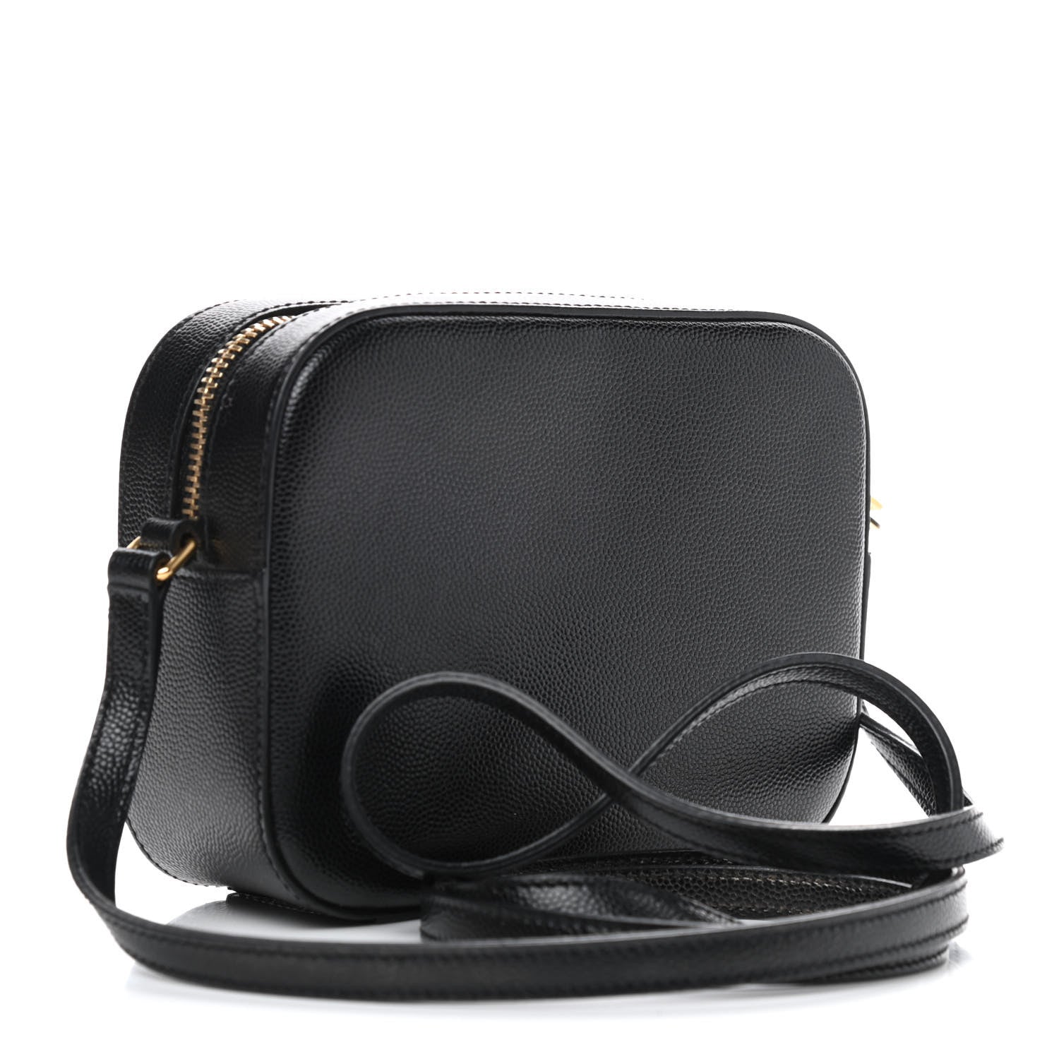 Saint Laurent Grain De Poudre Small Classic Monogram Camera Bag Black 3 of 7