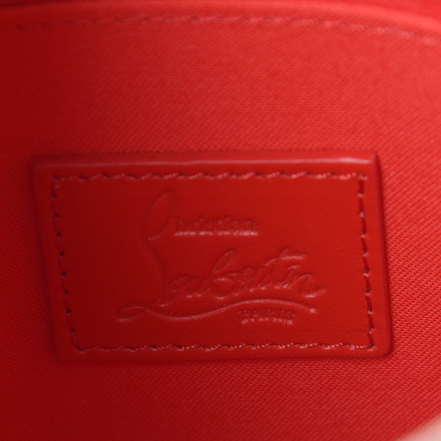 Christian Louboutin Calfskin Empire Loubicute Crazy Love Charms Clutch Latte 6 of 8