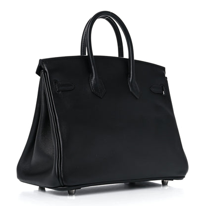 Hermes Swift Birkin 25 Black 3 of 34