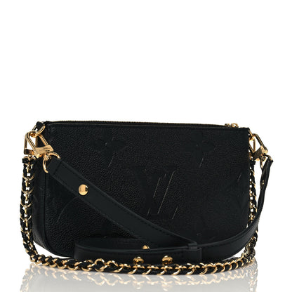 Louis Vuitton Empreinte Monogram Giant Multi Pochette Accessories Large Pochette Black 2 of 11