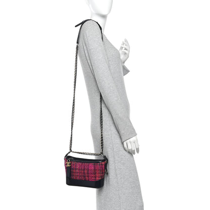 Chanel Tweed Calfskin Small Gabrielle Hobo Dark Navy 2 of 10