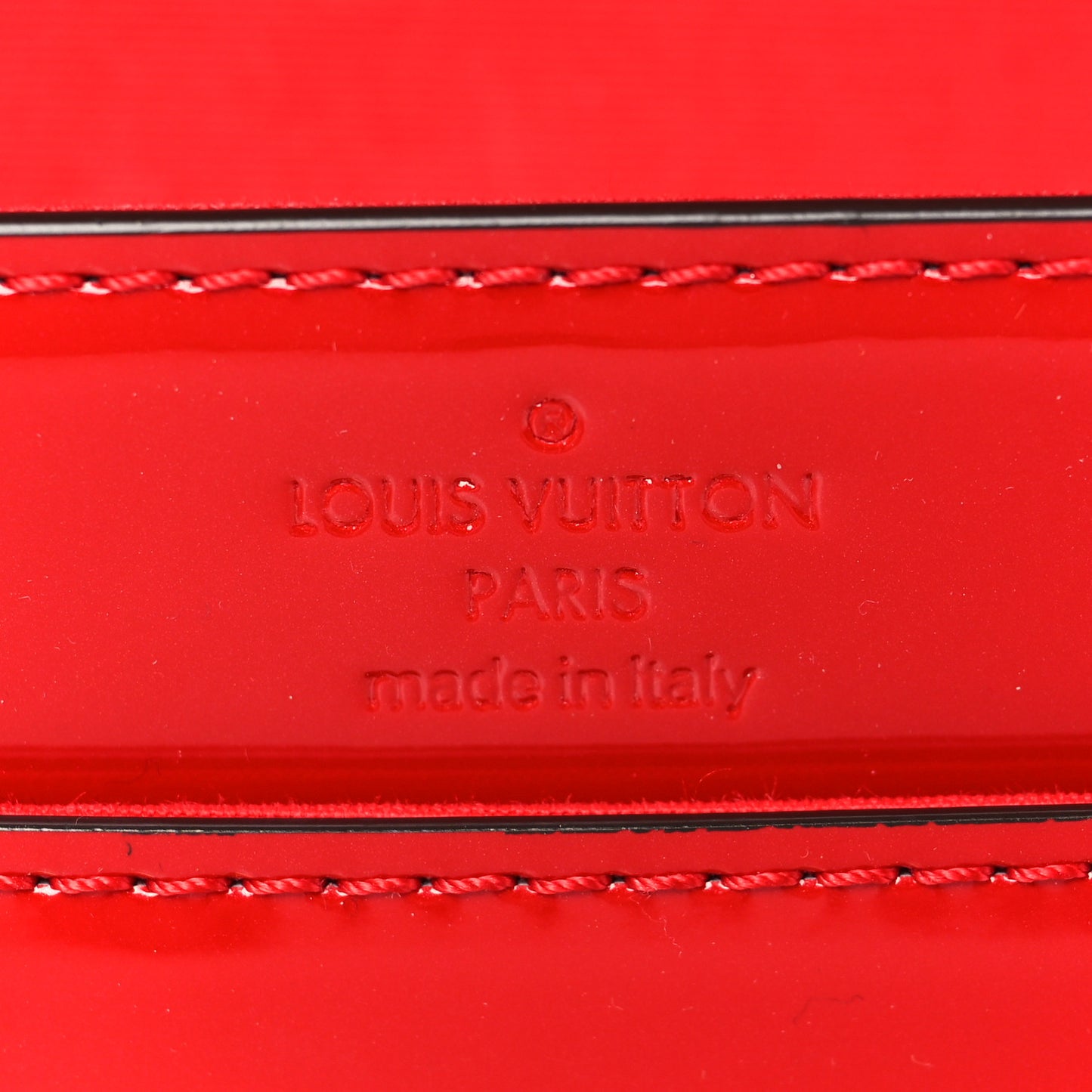 Patent Louise Clutch Cherry