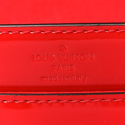 Louis Vuitton Patent Louise Clutch Cherry 6 of 7