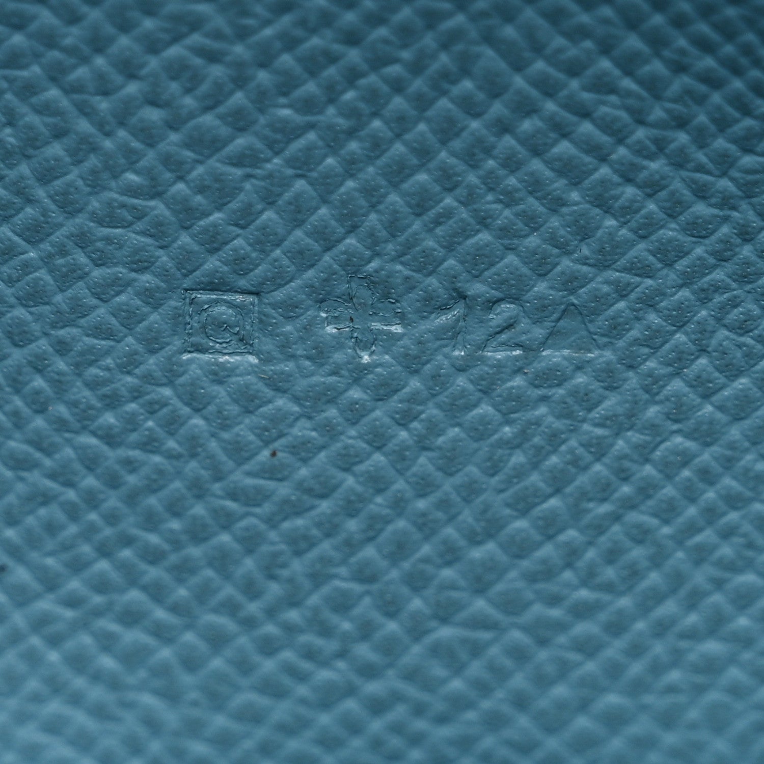 Hermes Epsom Bearn Gusset Wallet Blue Jean 7 of 9