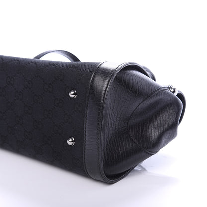 Gucci Monogram Bamboo Bullet Bag Black 9 of 9