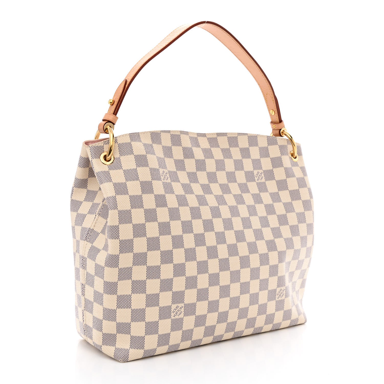 Louis Vuitton Damier Azur Graceful PM Rose Ballerine 3 of 13