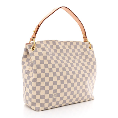 Louis Vuitton Damier Azur Graceful PM Rose Ballerine 3 of 13