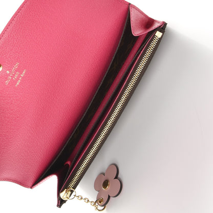 Louis Vuitton Monogram Bloom Flower Emilie Wallet 5 of 7