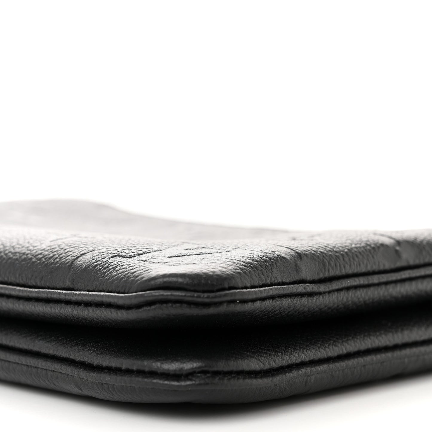 Empreinte Double Zip Pochette Black