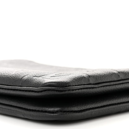 Louis Vuitton Empreinte Double Zip Pochette Black 10 of 11